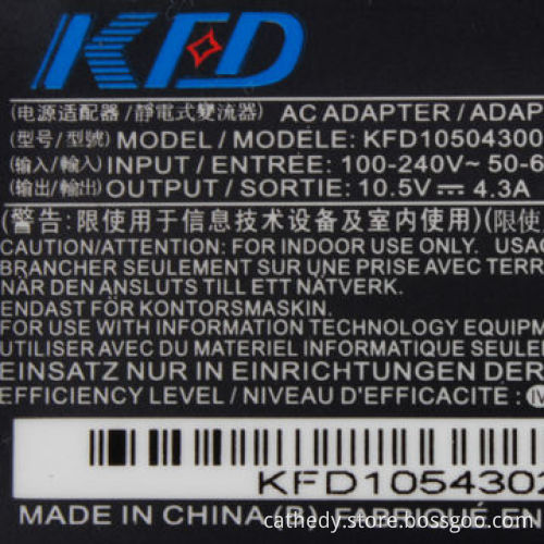 45W 10.5V 4.3A Power Charger AC Adapter for Sony Dou 10/11/13, fast delivery